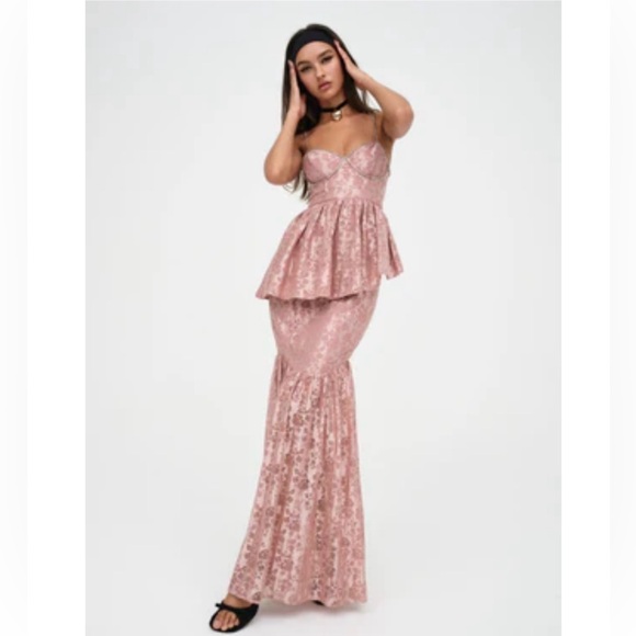 For Love & Lemons Tiered Gown - Picture 5 of 5